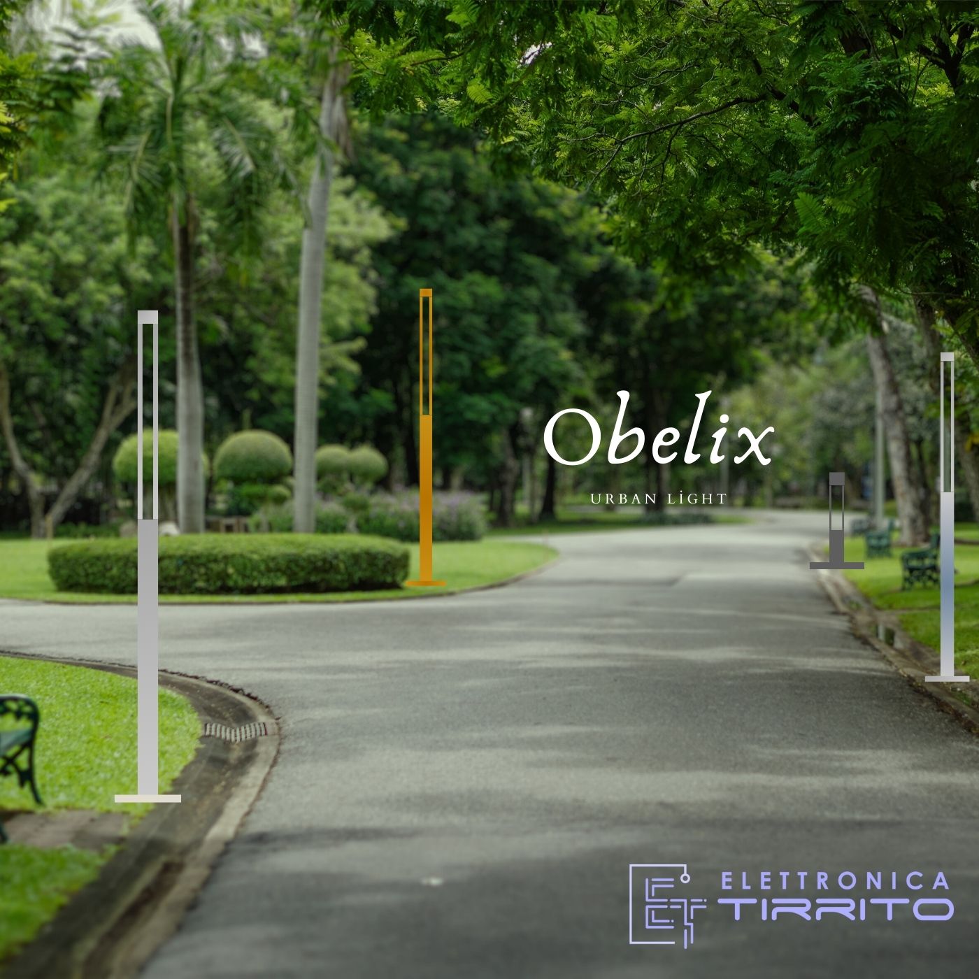 Palo artistico LED Obelix - ET